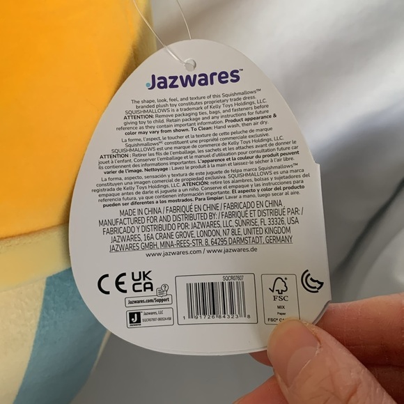 Squishmallows Yael - Chicken Nugget 11 Inch - Picture 6 of 8